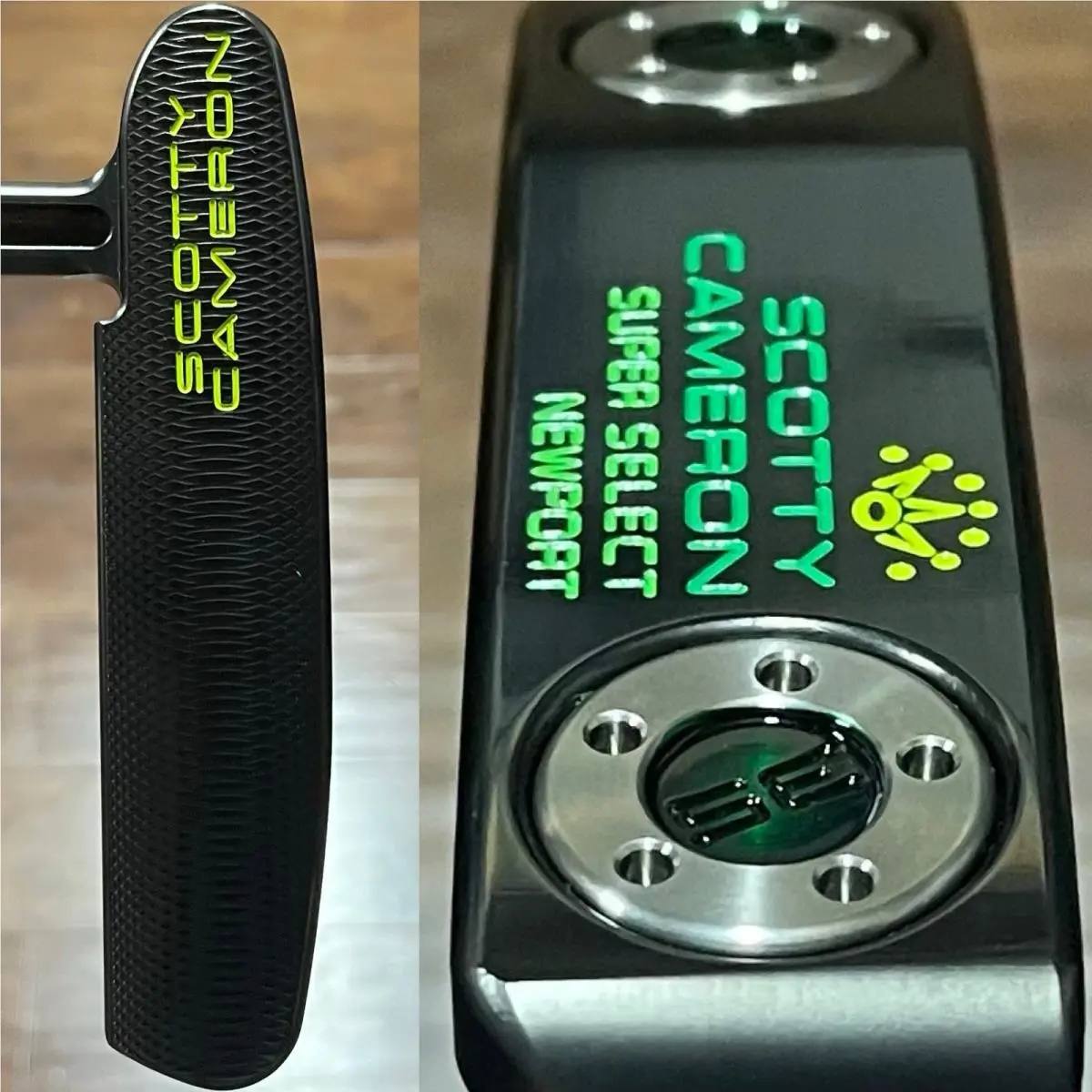 Scott  - Super Select Newport - Xtreme Dark Finish - DLC - Green, Lie Angle: Black 0
