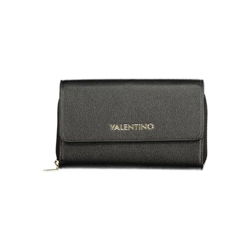 Mario Valentino Nero Poliuretano Women`s Wallet - VA-45137