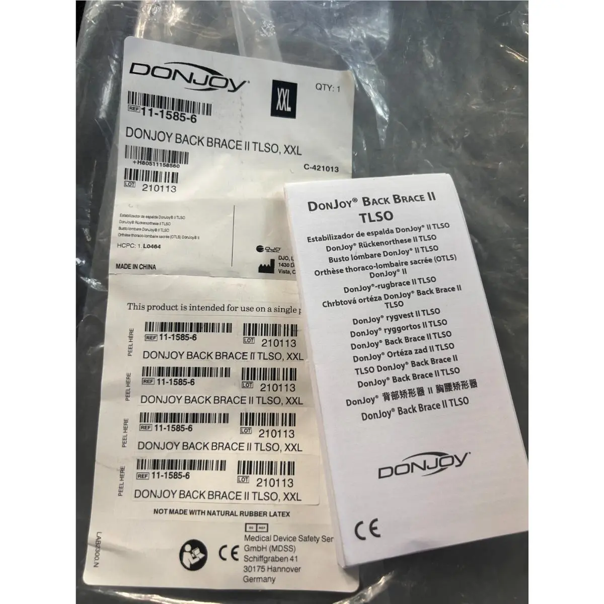 DonJoy  - II TLSO - TLSO - 11-1585-6 - Black 3