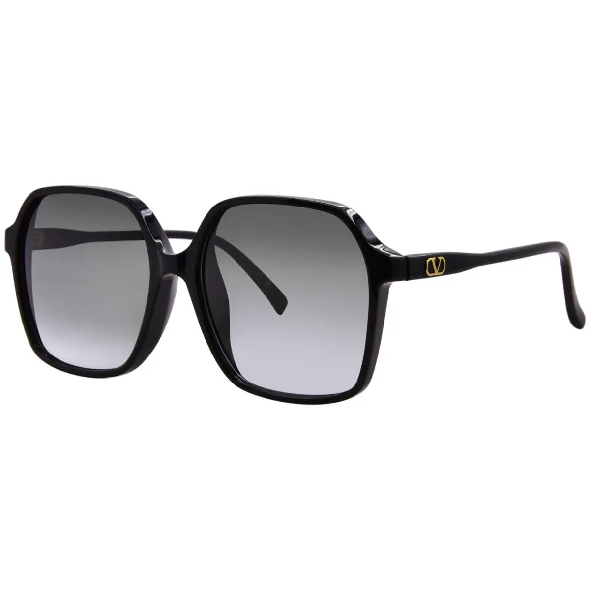 Valentino VG0018SA 001 Sunglasses Women`s Black/grey Lenses Square Shape 58mm