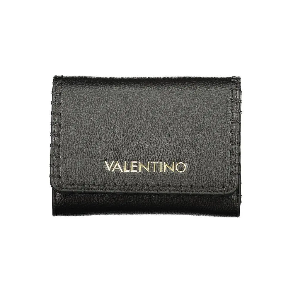 Mario Valentino Black Leather Women`s Wallet