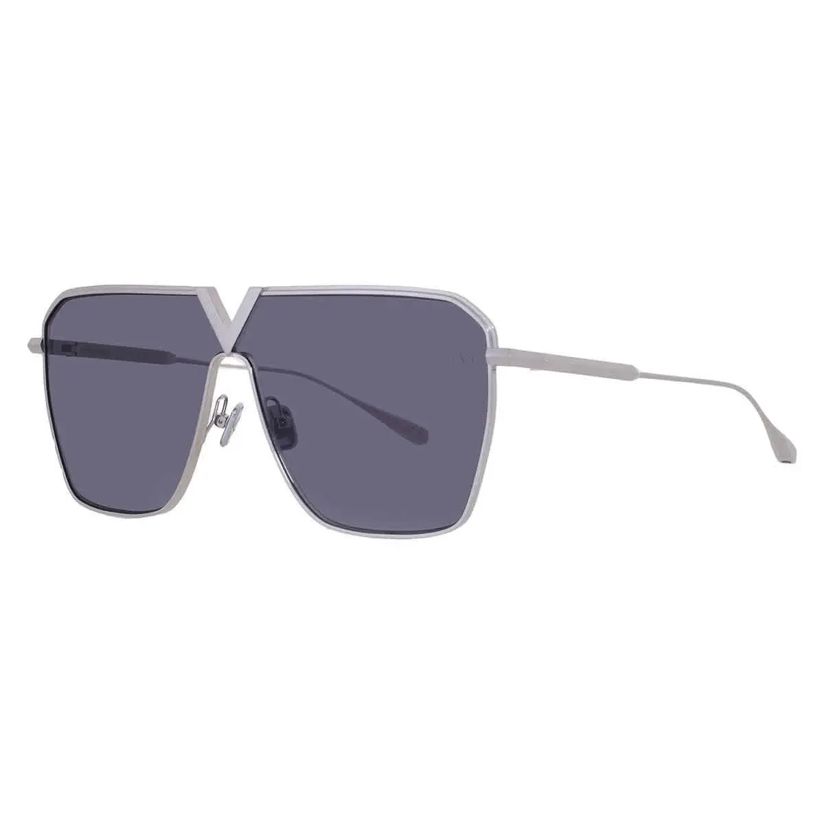 V - Goldshield Grey Pilot Unisex Sunglasses VLS-137 A 134 by Valentino