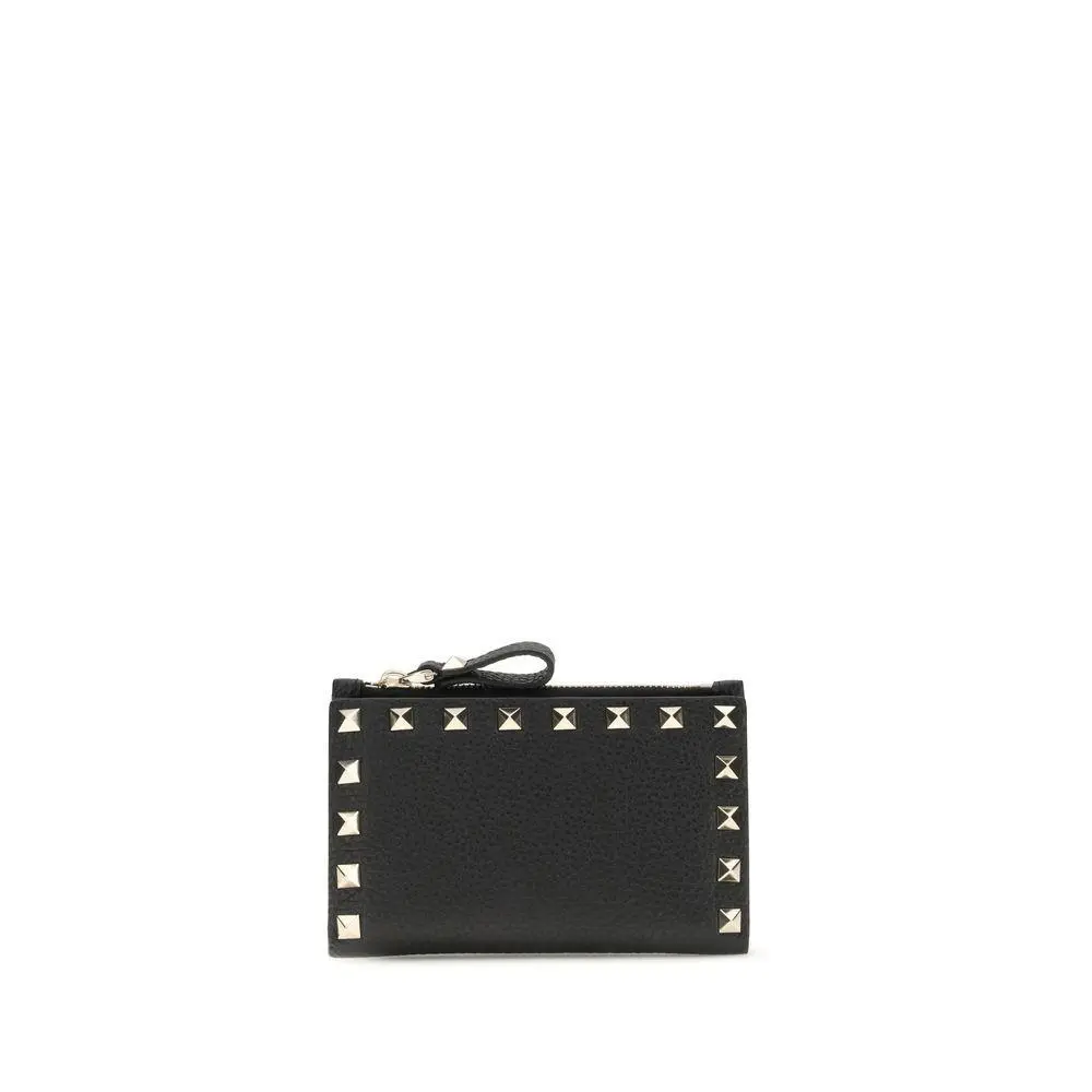Valentino Garavani Black Calf Leather Bos Taurus Wallet - VA9W2P0605VSH0NOBB