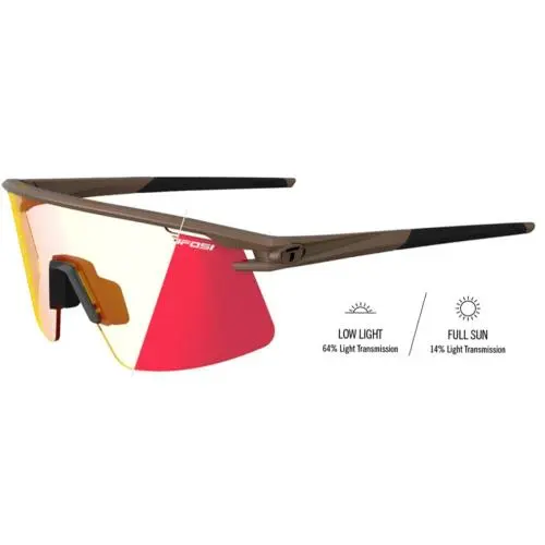 Moab Lite Sunglasses Satin Vapor Yellow Blue White Bronze Pine Sahara Matte Bronze Clarion Red FOTOTEC by Tifosi