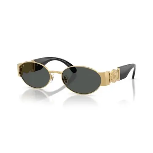 Sunglasses VE2299 100287 Gold Frame / Dark Grey Lens 56mm by Versace