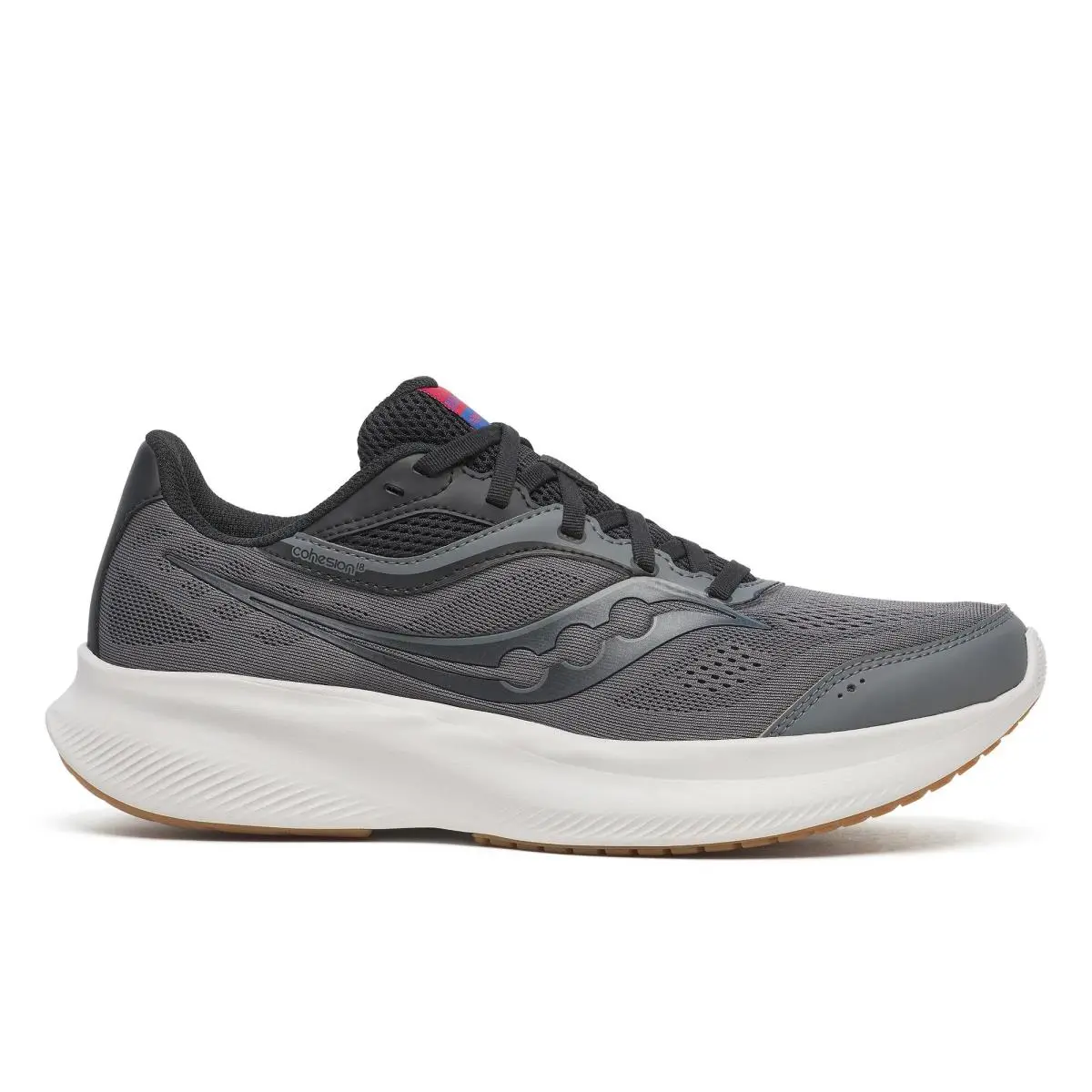 Saucony Men Cohesion 18 Shoes - Carbon | Gum