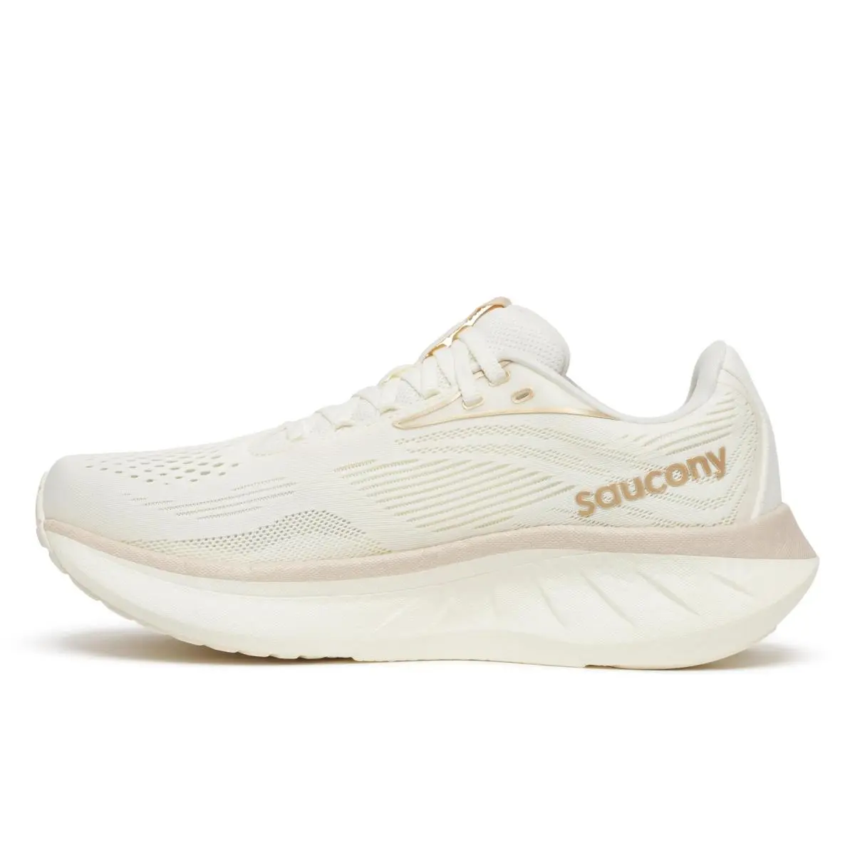 Saucony Women`s Ride 18 Sneaker Vanilla 6