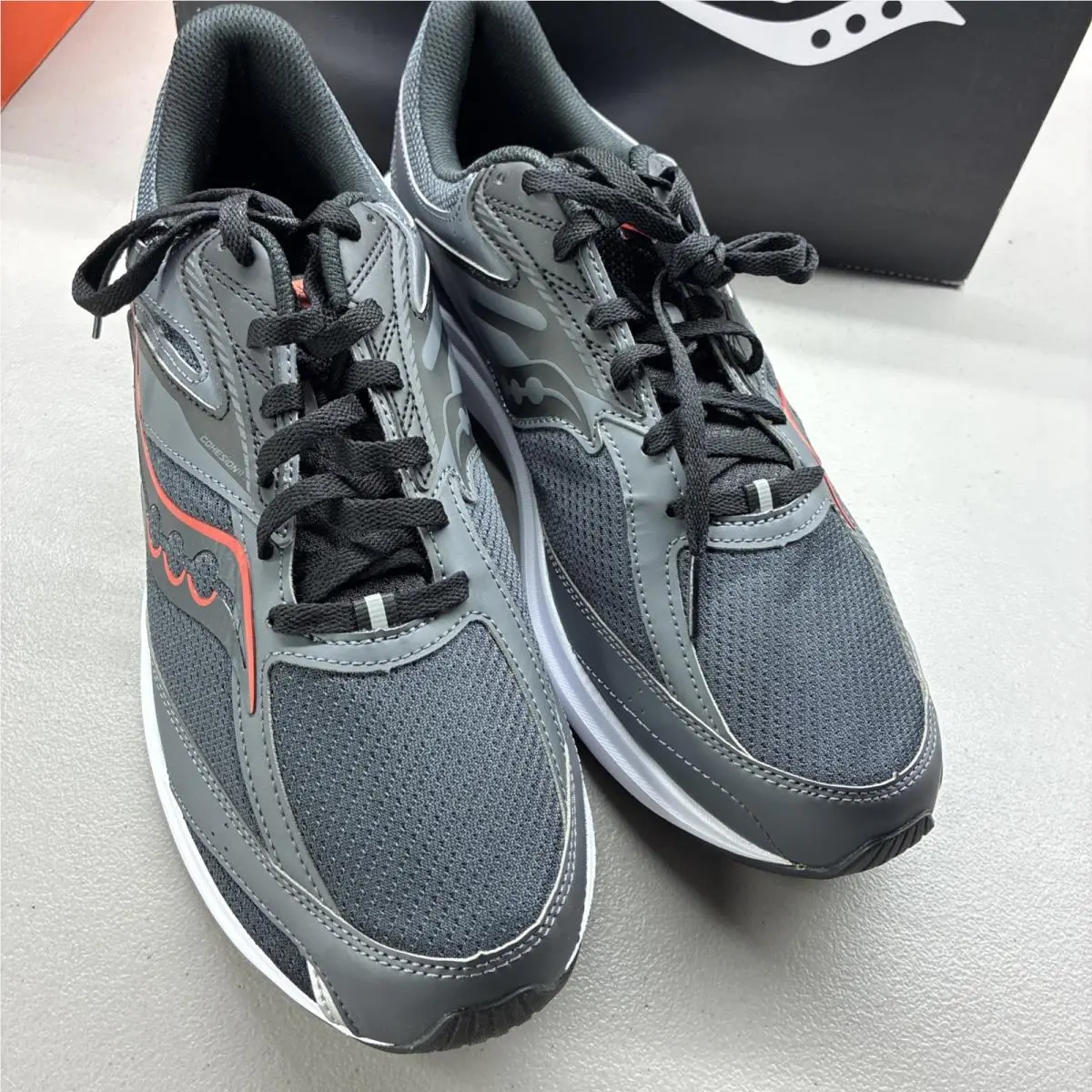 Saucony shoes - Saucony Cohesion 17 Wide - Cohesion Wide - S20944-101 - Gray 1