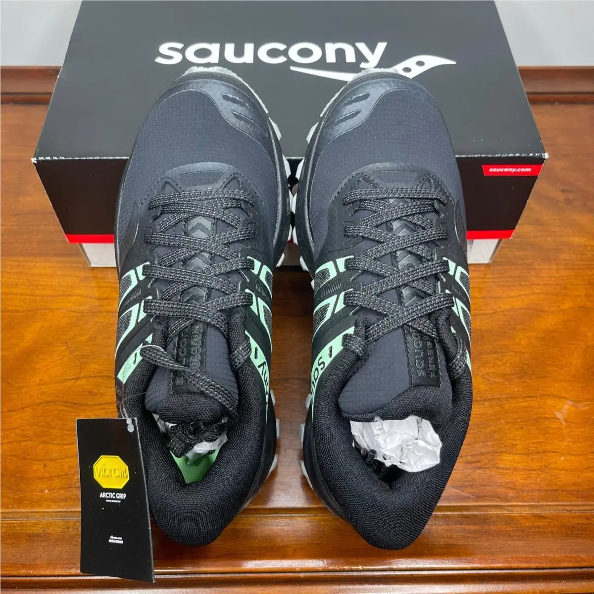 Saucony Peregrine Ice+ Arctic Grip Trail Hiking Running Shoes Womens 5.5