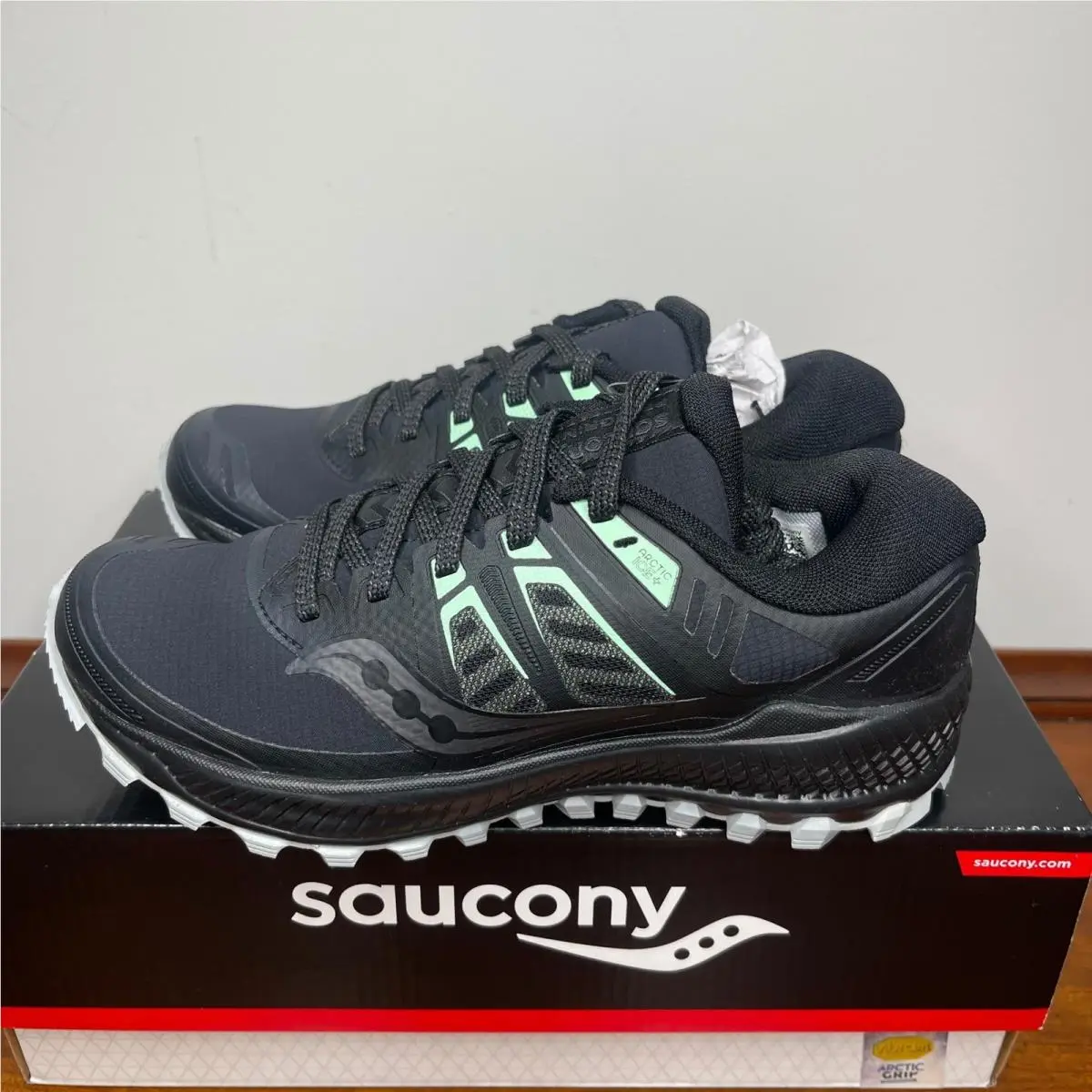 Saucony shoes - Peregrine Ice+ - Peregrine - Black 1