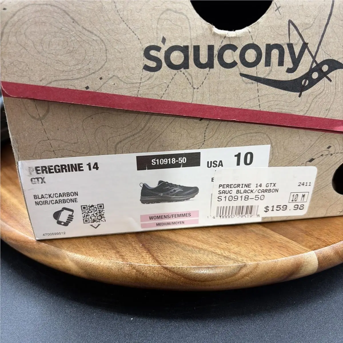 Saucony shoes - Saucony Peregrine 14 GTX - Peregrine GTX - S10918-50 - Black/Carbon (UPC: 0195020694299) 8