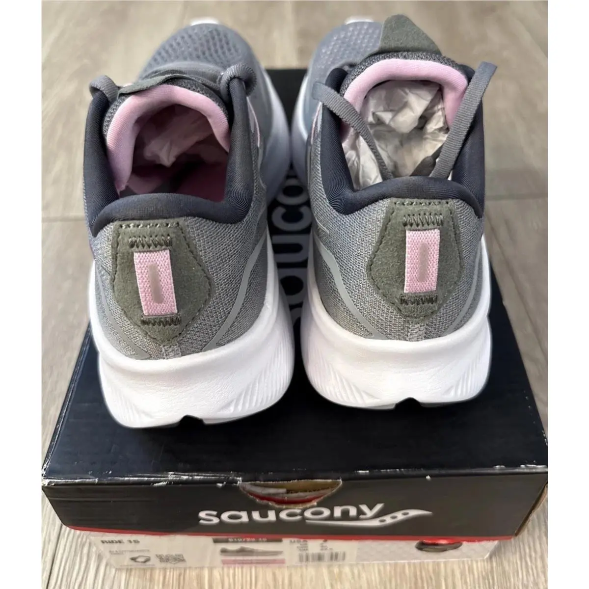 Saucony shoes - Saucony Ride 15 - Ride - S10729-15 - Gray (UPC: 0195017674563) 1