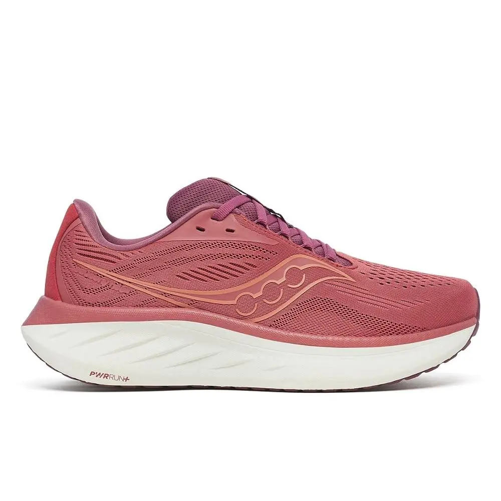 Saucony Women`s Ride 18 Sneaker Brick/terra 8.5