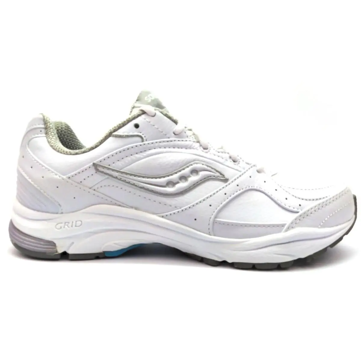 Saucony Women`s Walking Shoes Integrity ST2 Walk Trac White Silver Size 10.5 M