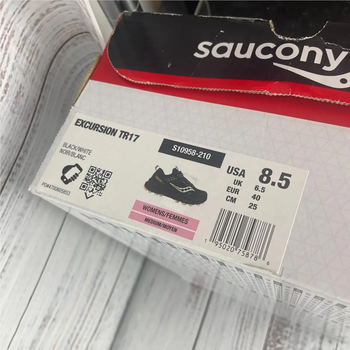 Saucony shoes - Saucony Excursion TR17 - Excursion - Black (UPC: 195020758786) 9