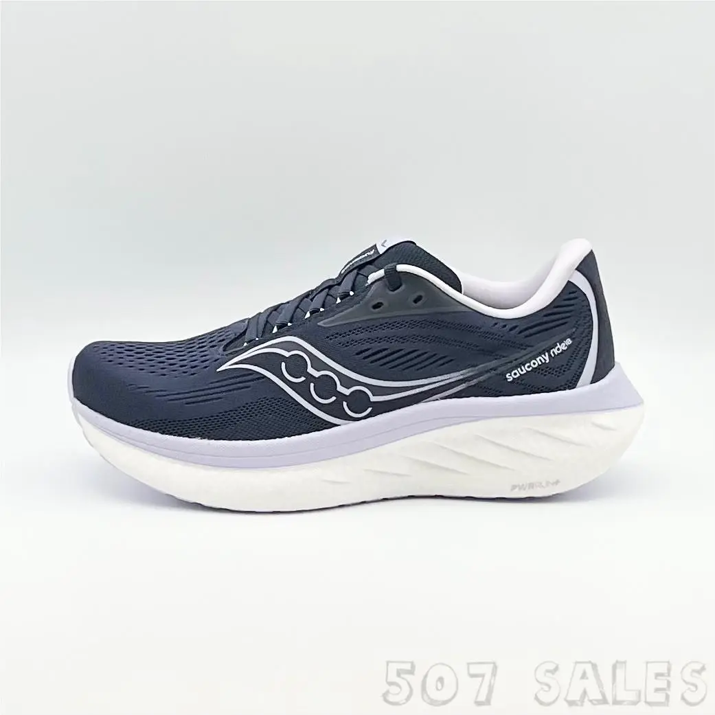 Saucony Ride 18 Navy / Aster S11000-243 Women`s Size 7.5