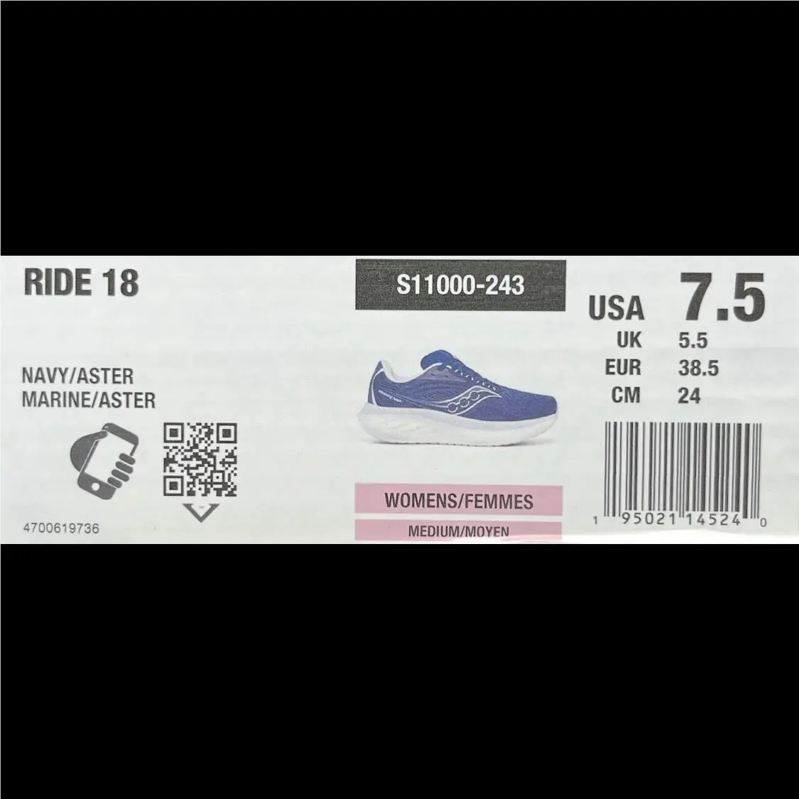 Saucony shoes - Saucony Ride 18 - Ride - S11000-243 - Blue 8