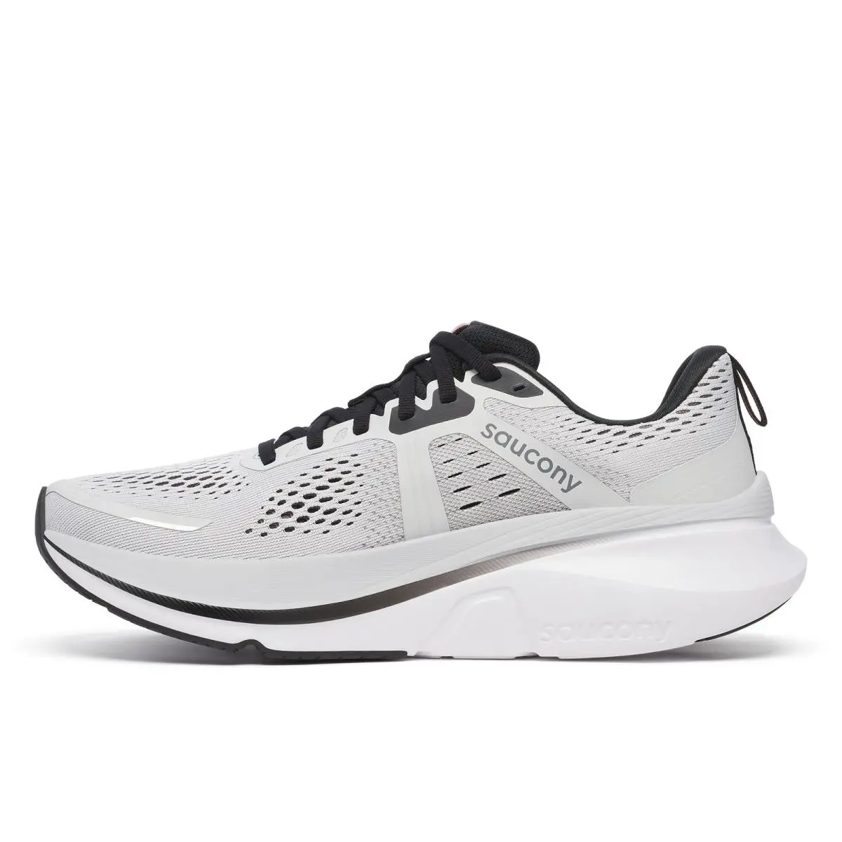 Saucony Men`s Guide 18 Sneaker Cloud/black 10.5