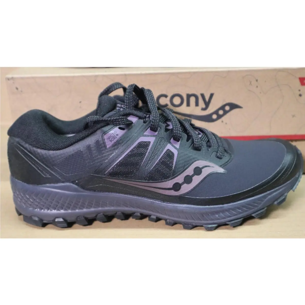 Saucony shoes - Peregrine Ice+ - Peregrine - S10541-2 - Black 1
