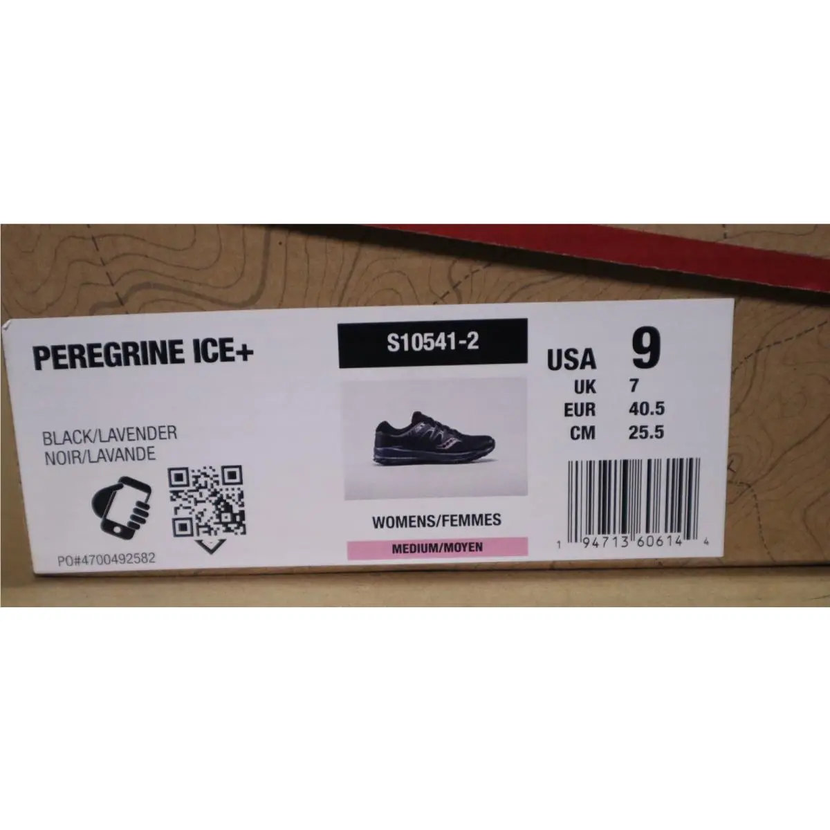 Saucony shoes - Peregrine Ice+ - Peregrine - S10541-2 - Black 12
