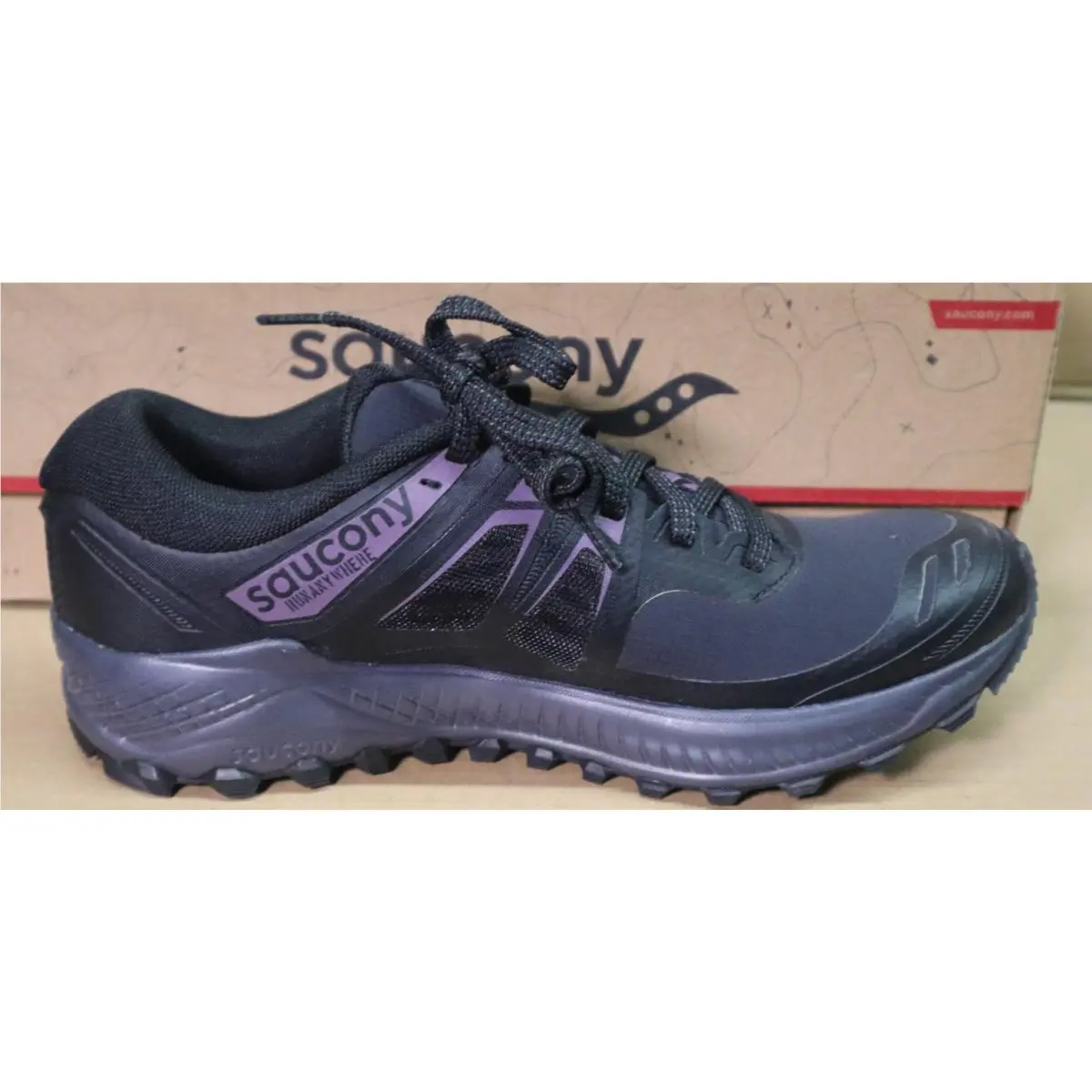Saucony shoes - Peregrine Ice+ - Peregrine - S10541-2 - Black 4