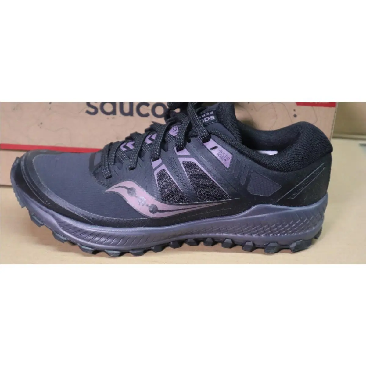 Saucony shoes - Peregrine Ice+ - Peregrine - S10541-2 - Black 5