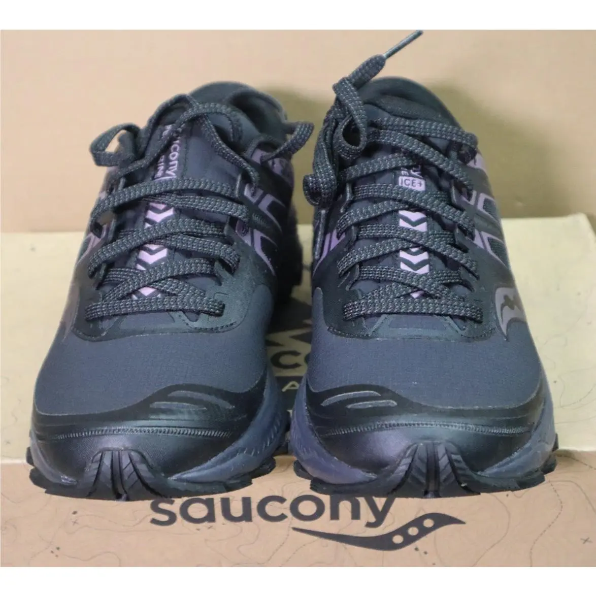 Saucony shoes - Peregrine Ice+ - Peregrine - S10541-2 - Black 6