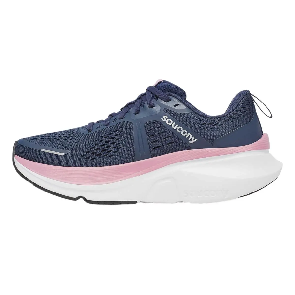 Saucony Women`s Guide 18 Sneaker Navy/orchid 9.5