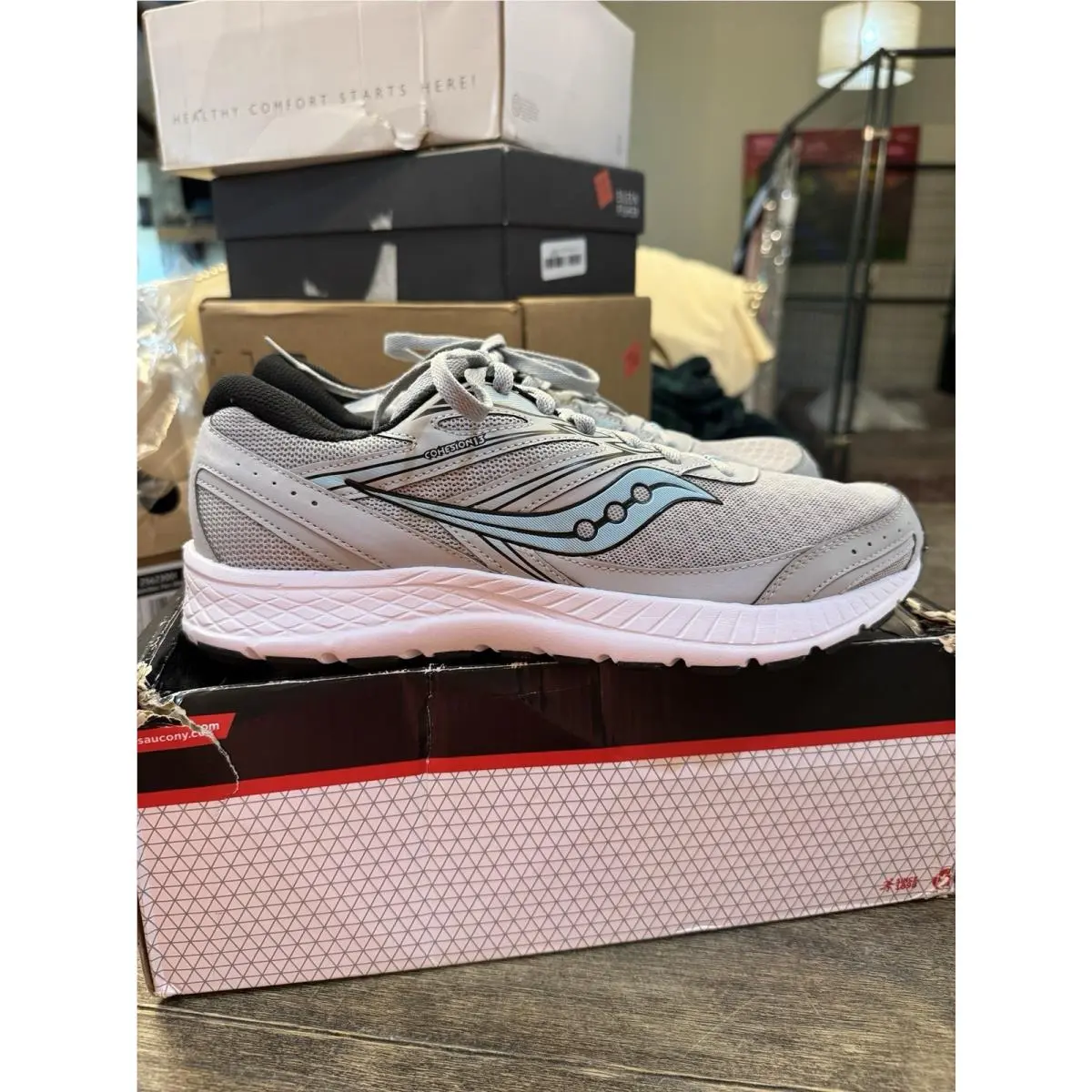 Saucony shoes - Cohesion 13 - Cohesion - S-10559-2 - Light Gray 1