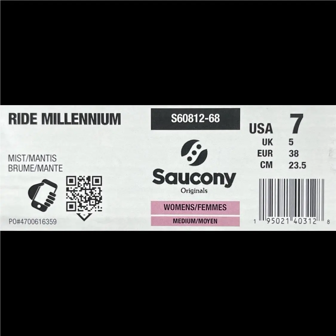 Saucony shoes - Saucony Ride Millennium - Ride Millennium - S60812-68 - Multicolor (UPC: 195021403128) 9