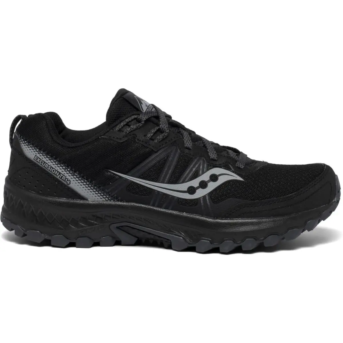 Saucony Excursion TR14 Black Charcoal Womens Size 9 Hiking Athletic Sneakers