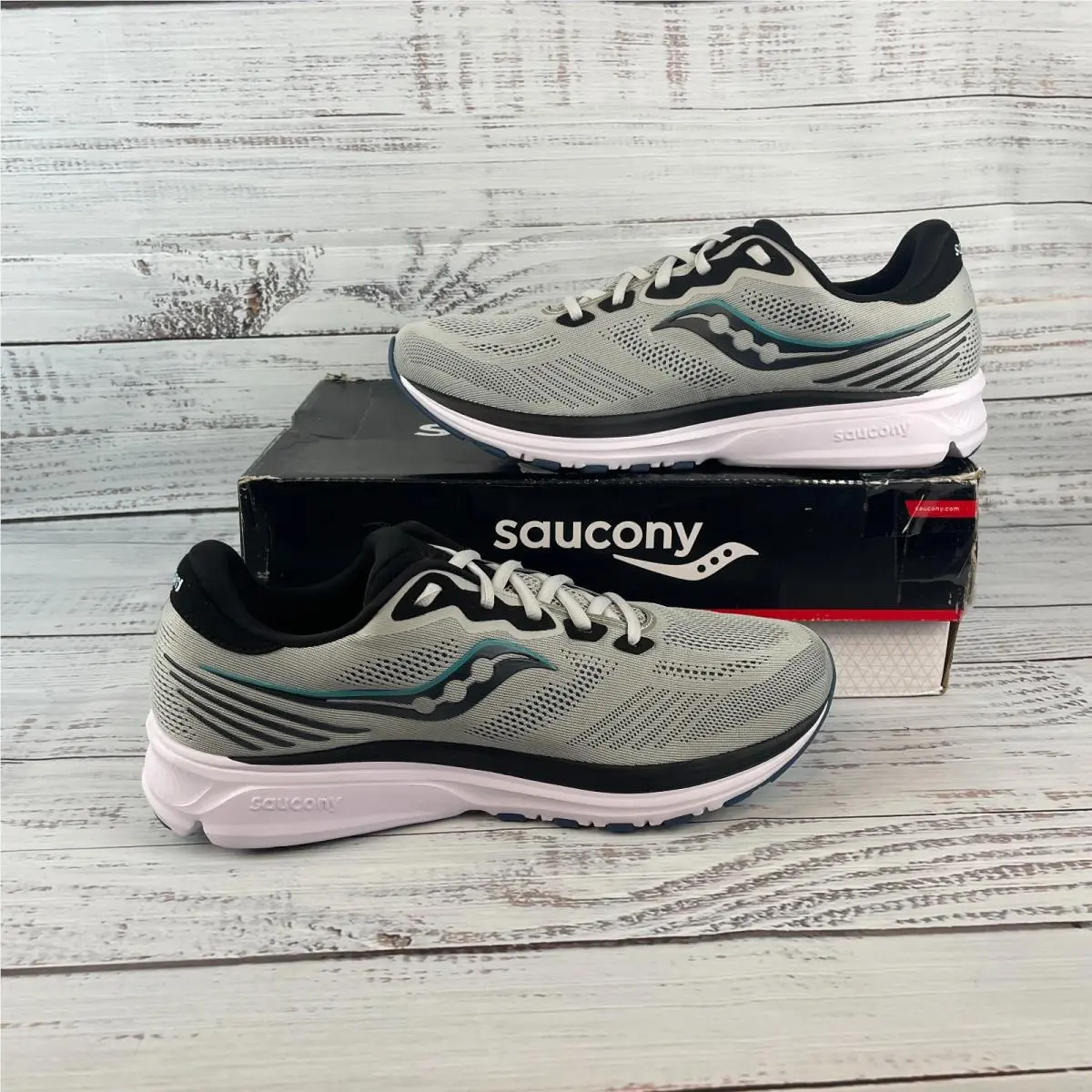 Saucony shoes - Saucony Ride 14 - Ride - Gray (UPC: 194917418024) 0