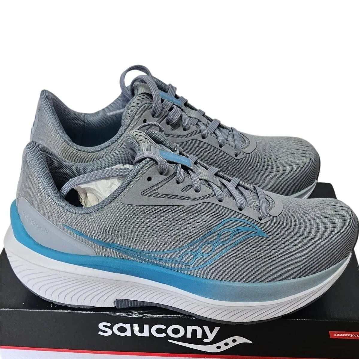 Saucony Echelon 10 Womens Running Shoes Size 9 X-wide Flint Breeze S11046-104