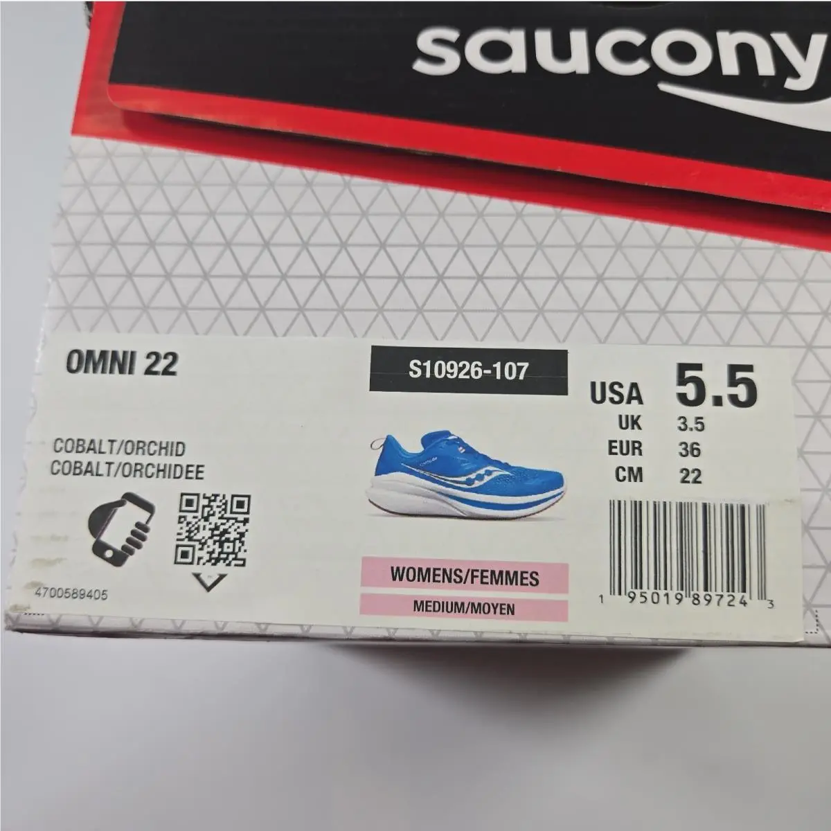 Saucony shoes - OMNI 22 - OMNI - S10926-107 - Blue (UPC: 195019897243) 8