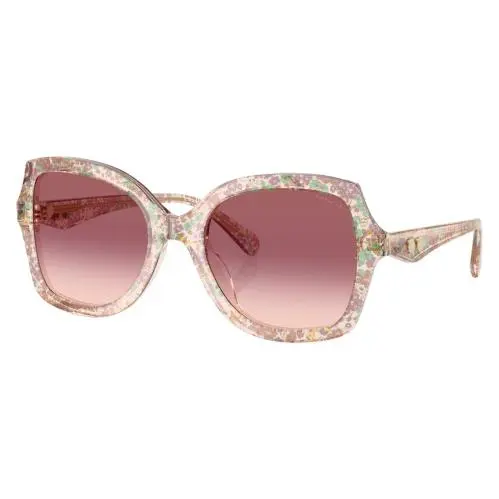 Coach Women`s 56mm Transparent Blue Sunglasses HC8410U-58947W-56
