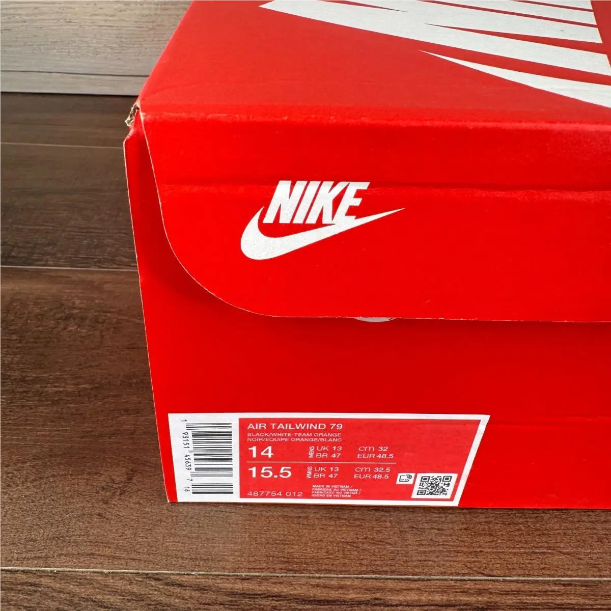 Nike shoes - Nike Air Tailwind 79 - Air Tailwind - 487754-012 - Black White Team Orange 5