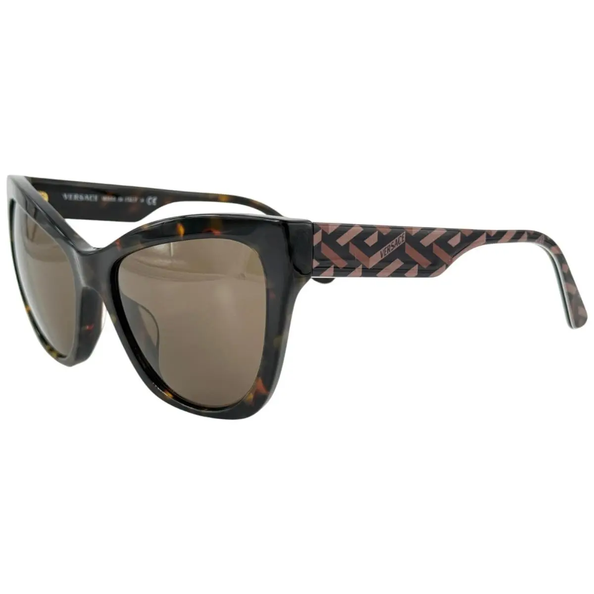 4417U Womens Plastic Sunglass 5359/73 Havana w Brown 56-19 Italy w Case by Versace