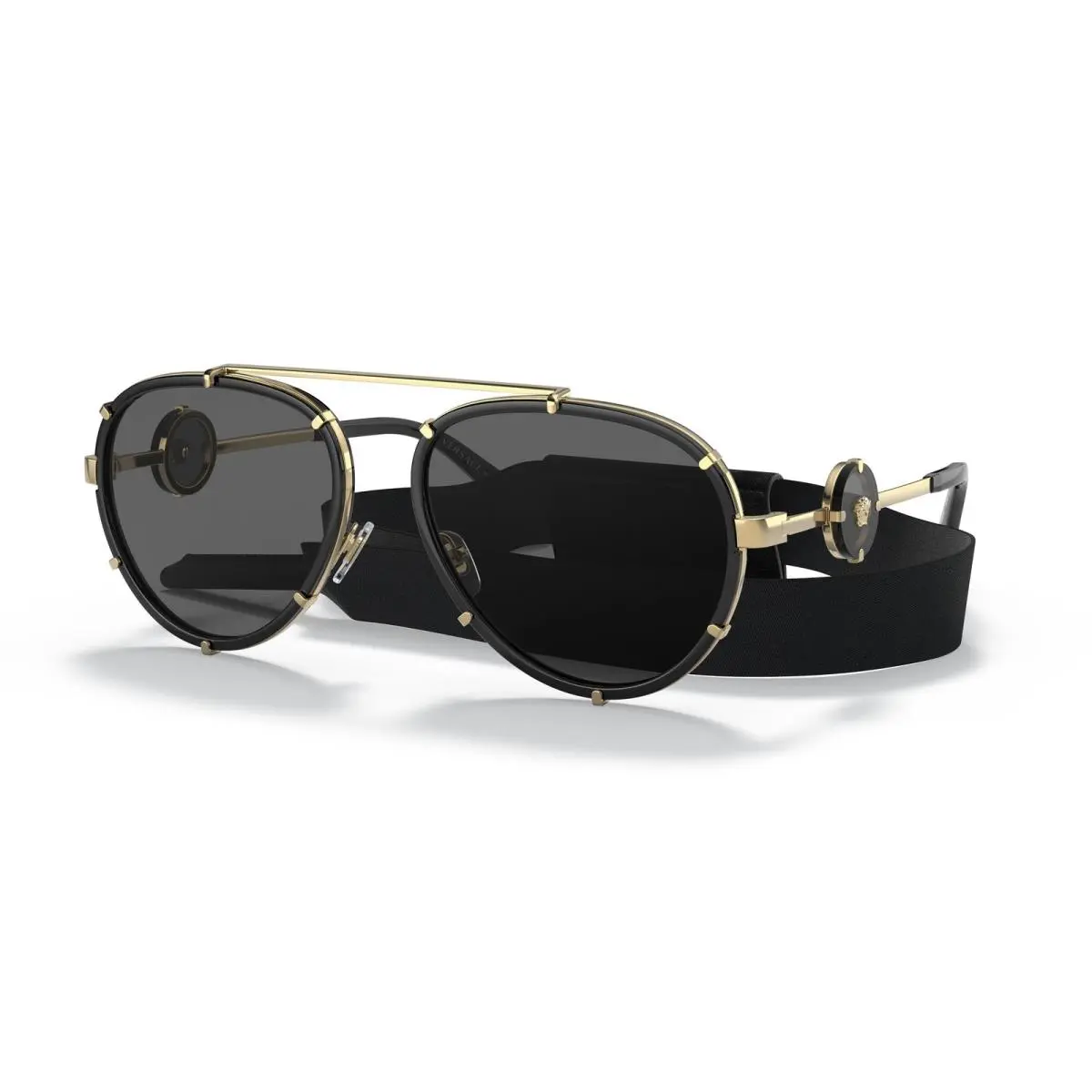 2232 Sunglasses 143887 Black by Versace