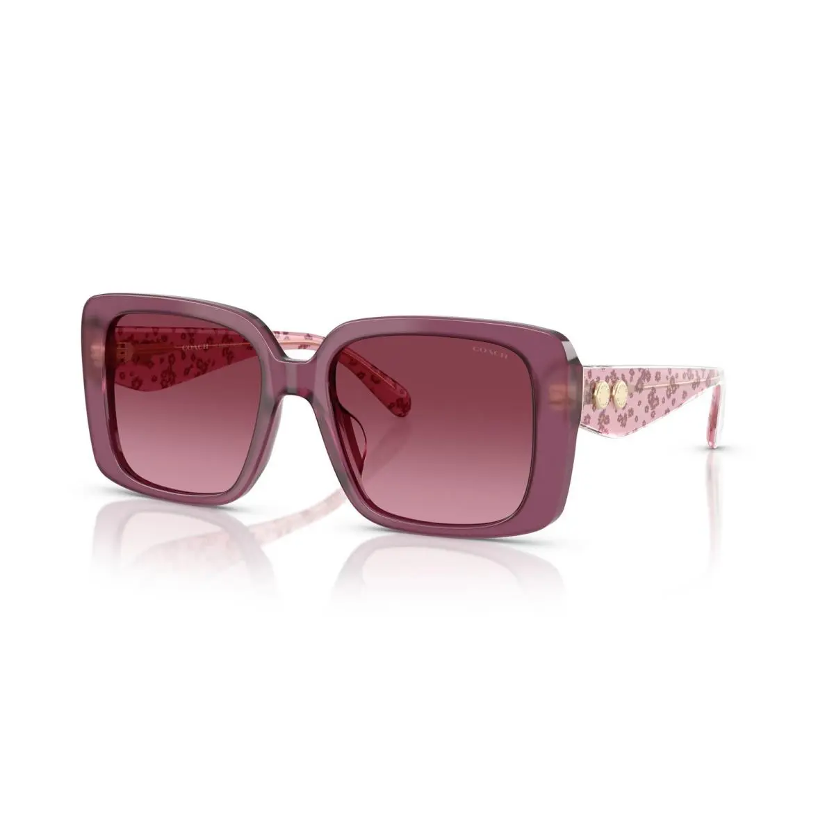 Coach 8424U Cad54 Sunglasses 59548H Violet