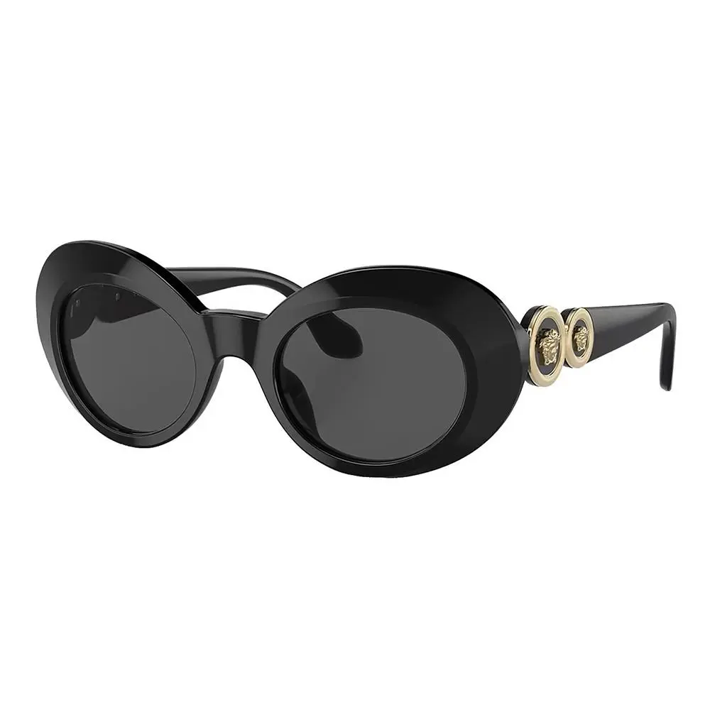 Versace VK 4428U GB1/87 Black Plastic Butterfly Sunglasses Grey Lens