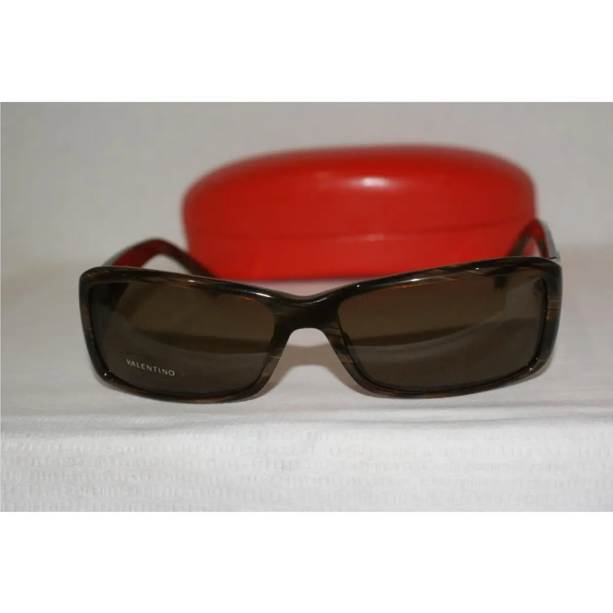 Sunglasses 5489 Brown Marble 07B 57-16 W Case by Versace