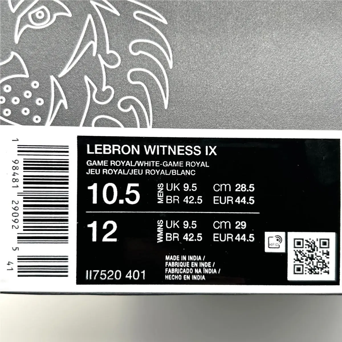 Nike shoes - Nike LeBron Witness IX - LeBron Witness - II7520 401 - Blue 8