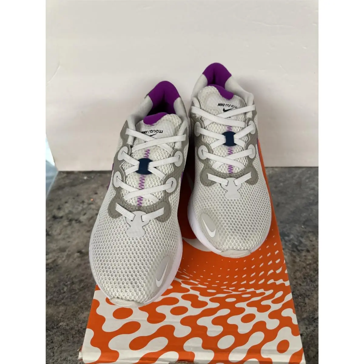 Nike shoes - Nike Renew Run - Renew Run - Ck6360-002 - Platinum Tint / Vivid Purple (UPC: 0193656312174) 10