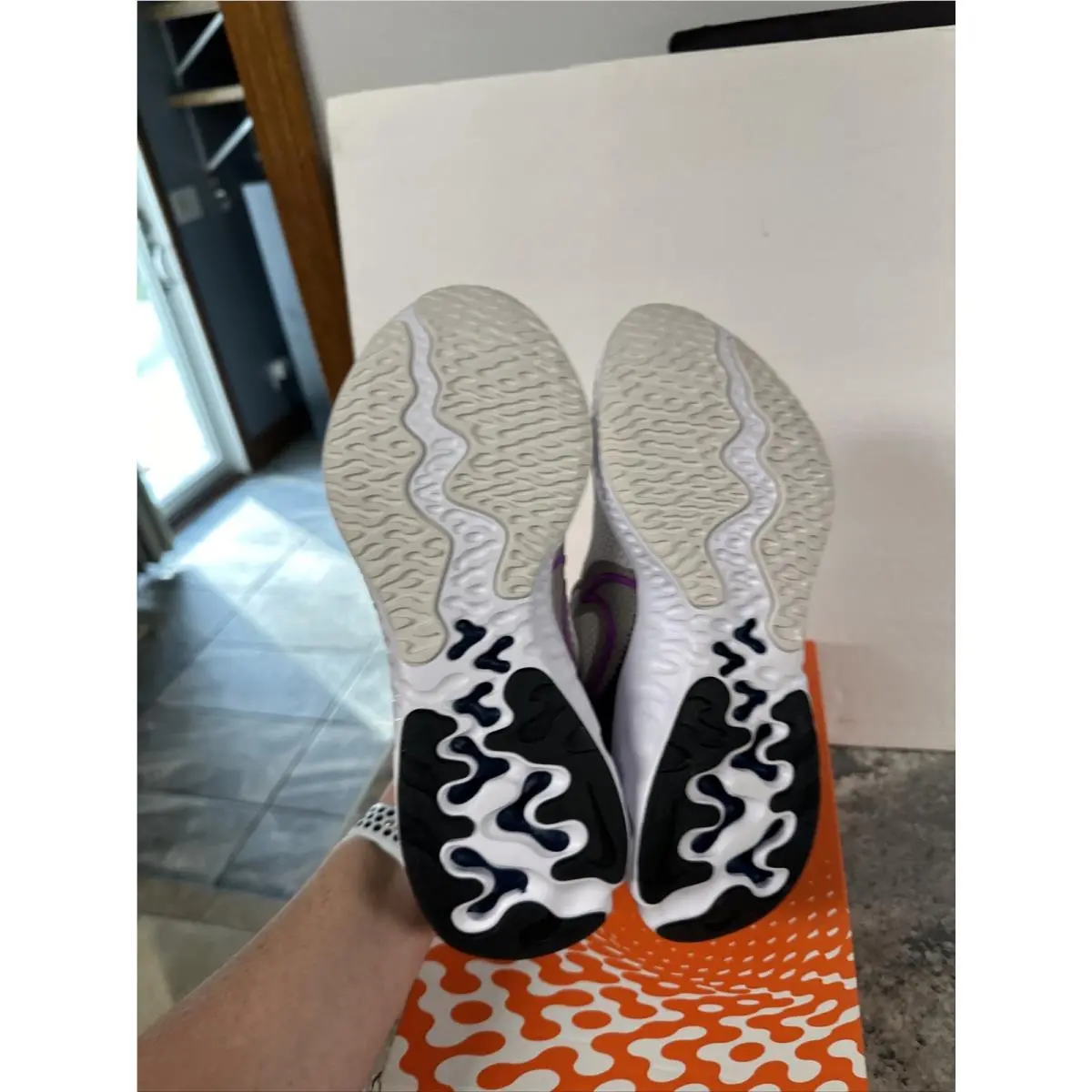 Nike shoes - Nike Renew Run - Renew Run - Ck6360-002 - Platinum Tint / Vivid Purple (UPC: 0193656312174) 5