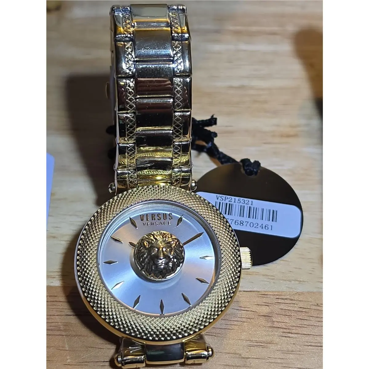 Versus  Women`s Gold Metal Bracelet Watch Silver Dial Dress/formal by Versace