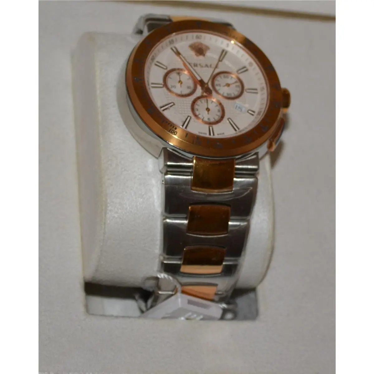 Versace VFG130015 Men`s Mystique Sport Chronograph Two Tone Watch