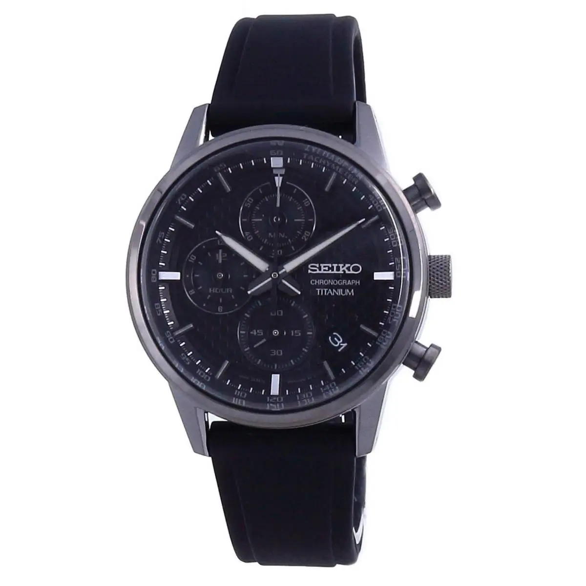 Discover More Chronograph Titanium Tachymeter SSB393P1 100M Mens Watch by Seiko