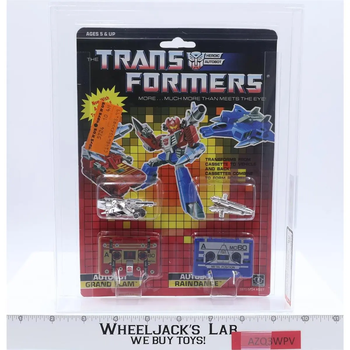 Grand Slam / Raindance Afa Graded 80+ 80/85/90 G1 Transformers Hasbro