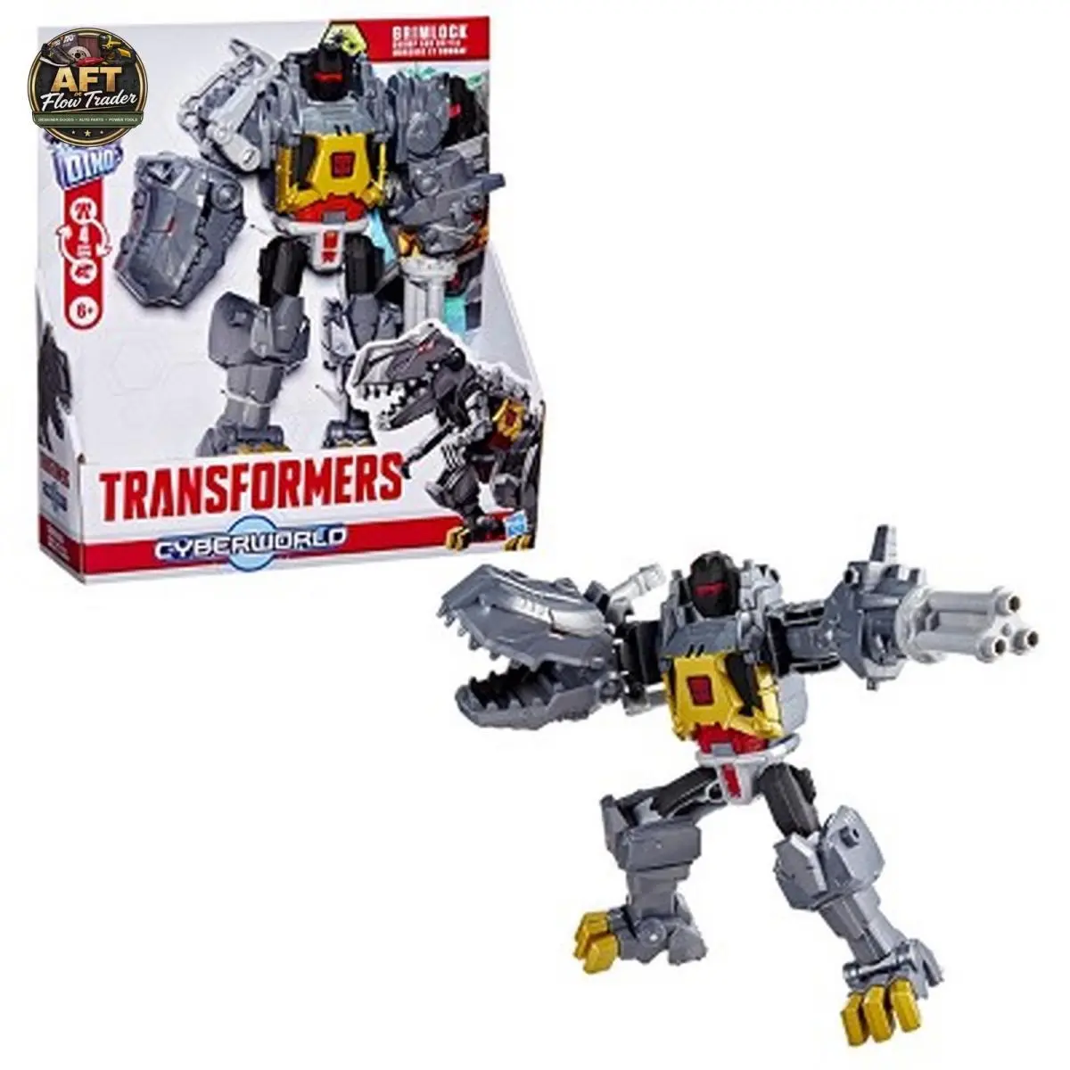 Transformers Cyberworld Grimlock Chomp Battle Action Figure