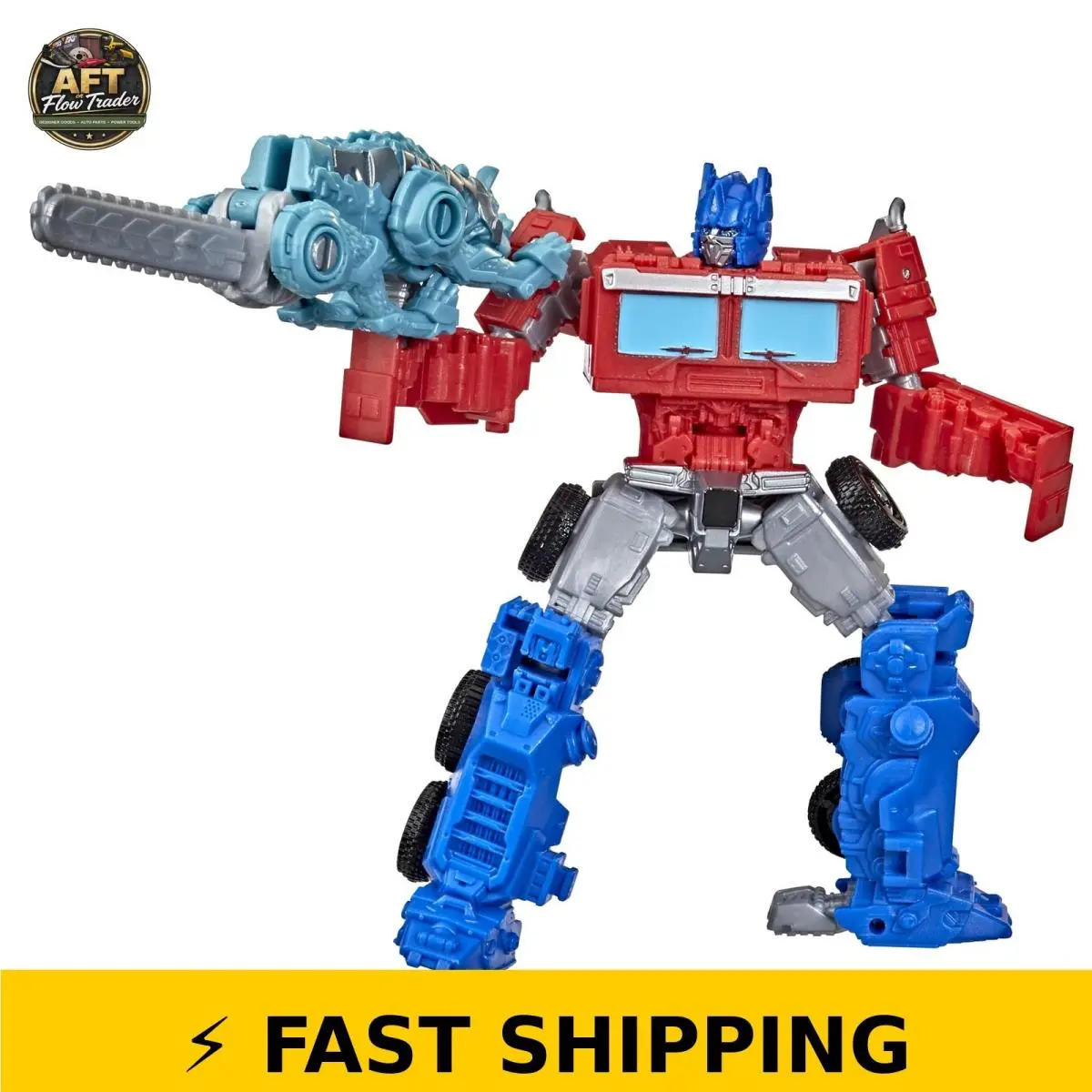 Transformers Rise of The Beasts Optimus Prime Chainclaw Action Figures